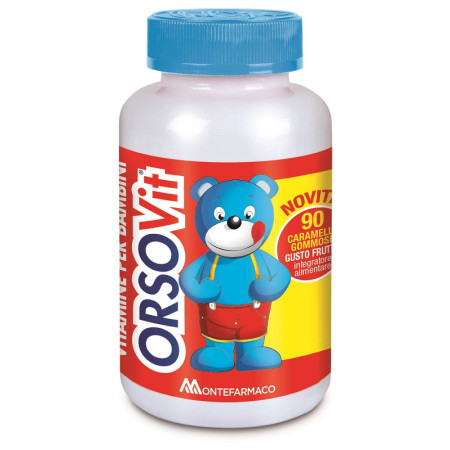 Orsovit Caramelle Gommose Integratore di Vitamina per Bambini PROMO 90 Pezzi