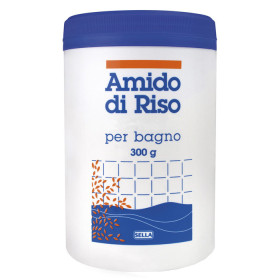 Sella Amido Di Riso Per Bagno Emolliente Idratante Barattolo 300 g