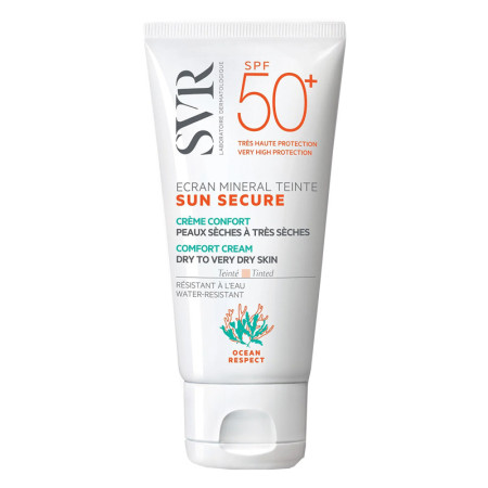 SVR Sun Secure Schermo Minerale Colorato SPF 50  Pelle Secca e Molto Secca 50 ml
