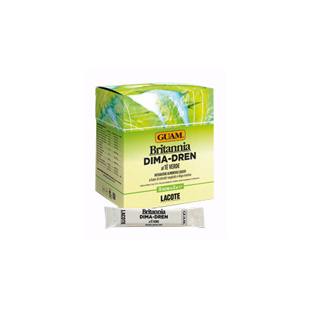 Guam Britannia Dima-Dren al Té Verde Integratore Drenante 30 Bustine Stick