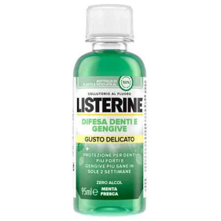 Listerine Difesa Denti & Gengive Gusto Delicato Collutorio 95 ml