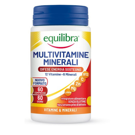 Equilibra Multivitamine Minerali Integratore Difese Energia Sostegno 60 Compresse