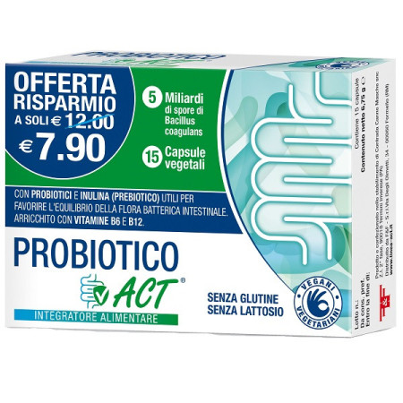 PROBIOTICO ACT 15CPS VEGETALI