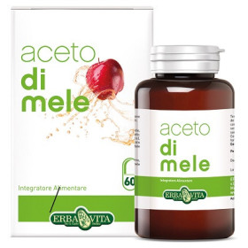 Erba Vita Aceto di Mele Integratore Intestinale 60 Capsule