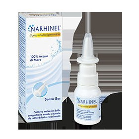 Narhinel Spray Nasale Soluzione Ipertonica di Acqua Di Mare 20 ml