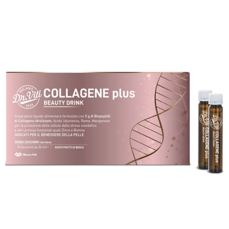 Dr. Viti Collagene Plus  Beauty Drink Integratore 10x25ml