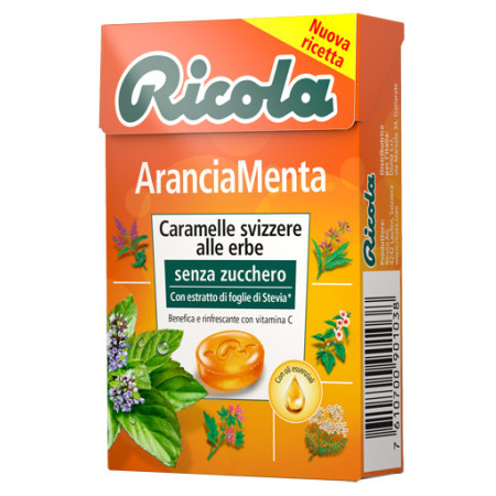 RICOLA ARANCIA MENTA S/ZUCC50G
