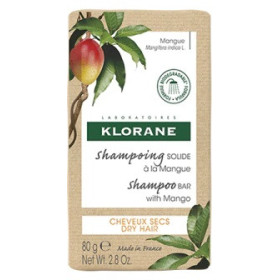 Klorane Shampoo Solido al Mango – Capelli Secchi 80 g
