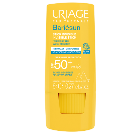 Uriage Bariésun Stick Solare Invisibile SPF 50  Protezione Viso Corpo e Zone Sensibili 8 g