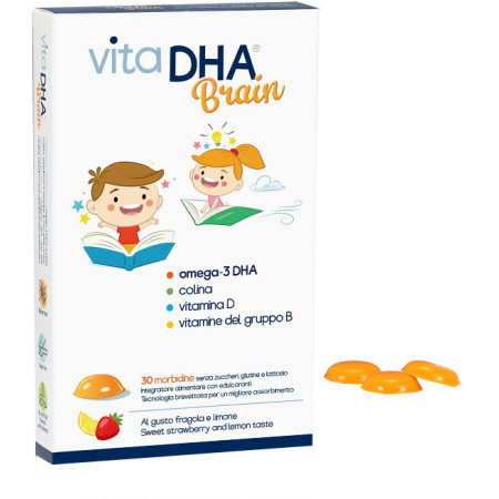 VitaDHA Brain Integratore Alimentare 30 Morbidine
