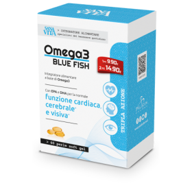 Sanavita Omega 3 Bluefish Integratore Per Funzione Cardiaca 60 Capsule