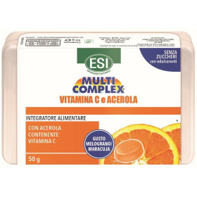 Esi Multicomplex Integratore Vitamina C ed Acerola  50 Caramelle
