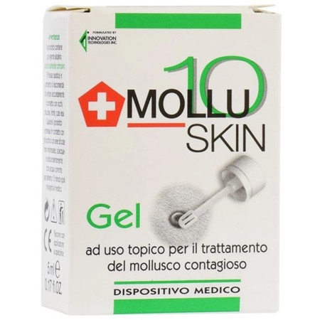 Molluskin 10 Gel  Soluzione Topica Per Trattamento Mollusco Contagioso 5 ml