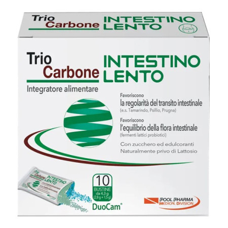 Triocarbone Intestino Lento Integratore 10 Bustine