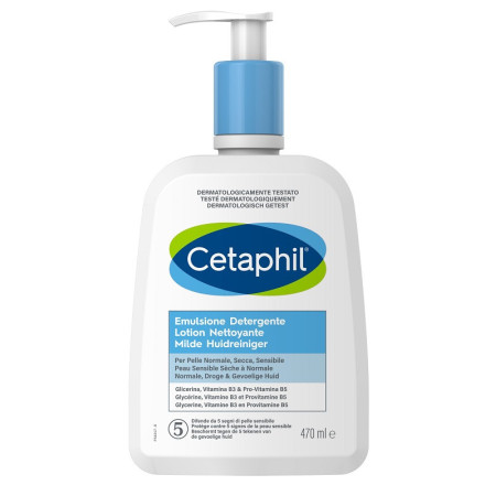 Cetaphil Emulsione Detergente Viso e Corpo PROMO 470 ml