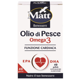 Matt Ben Olio Di Pesce Omega 3 40 Gellule