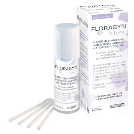 Floragyn Silver Schiuma Vaginale Antirritazioni 50 ml
