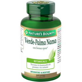 Nature's Bounty Verde-Palma Nana Integratore Benessere Prostata 100 Capsule