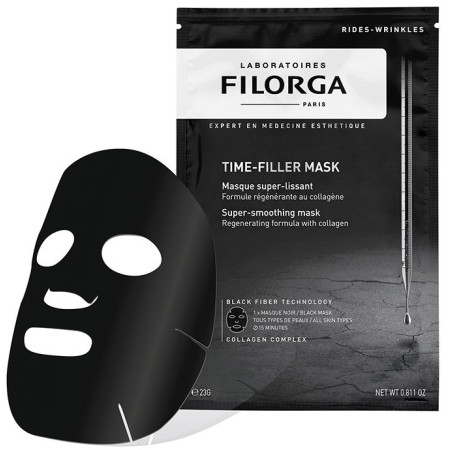 Filorga Time-Filler Mask Maschera Super Levigante Nera - Effetto Lifting Immediato 1 Pezzo