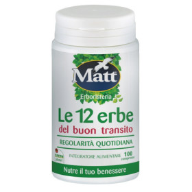 Matt Le 12 Erbe Integratore Per Il Transito Intestinale 100 Compresse