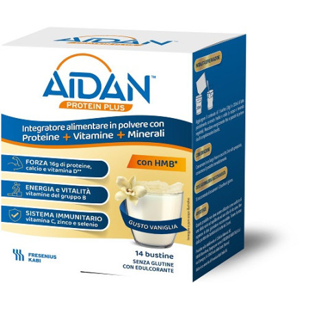 AIDAN PROTEIN PLUS+VAN 14BUST