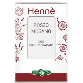 Erba Vita Hennè Color Cap Rosso Mogano Tintura Per Capelli 100 g