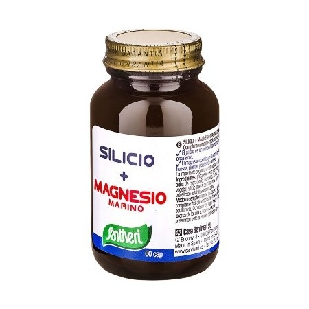 Santiveri Silicio Magnesio Marino Integratore Benessere Organismo 60 Capsule