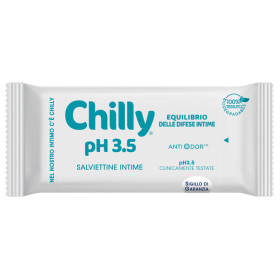 Chilly Formula Extra Protezione Salviettine Intime pH 3.5 12 Pezzi