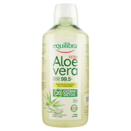 Equilibra Aloe Vera Extra 99,5% Integratore Depurativo dell'Organismo 1000 ml