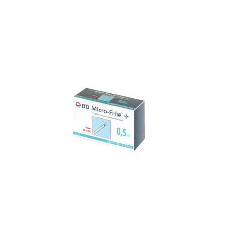 BD Siringa Per Insulina 0,5 ml 29g 12,7 mm 30 pezzi