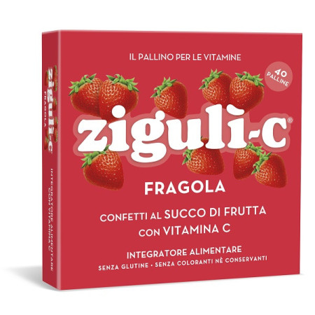 Zigulì-C Fragola con Vitamina C 40 Palline