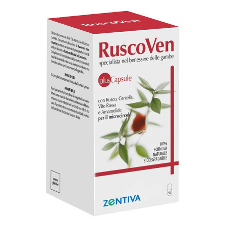 Aboca Ruscoven Plus Integratore Gambe Pesanti 50 Opercoli