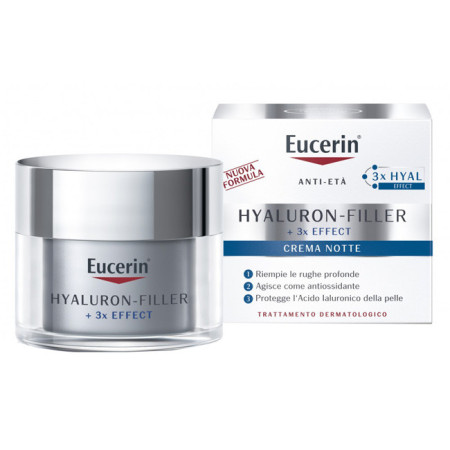 Eucerin Hyaluron-Filler Notte Crema Antirughe Viso 50 ml