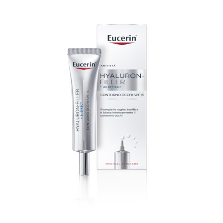 Eucerin Hyaluron-Filler Contorno Occhi Crema Antirughe 15 ml