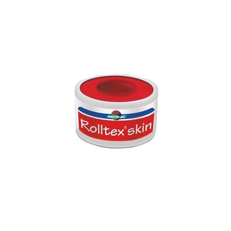 Roll Tex Skin Cerotto In Tela Rosa Pelle Ipoallergenico cm 5x5m