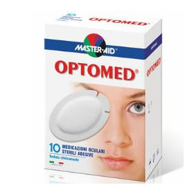 Optomed Compressa Oculare Autoadesiva Sterile Per La Medicazione Dell'Occhio 10 Pezzi