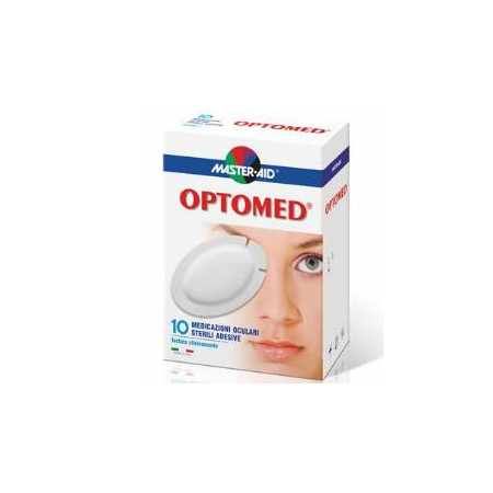 Optomed Compressa Oculare Autoadesiva Sterile Per La Medicazione Dell'Occhio 10 Pezzi