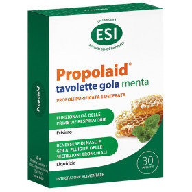 Esi Propolaid Integratore Benessere Gola 30 Tavolette Gusto Menta