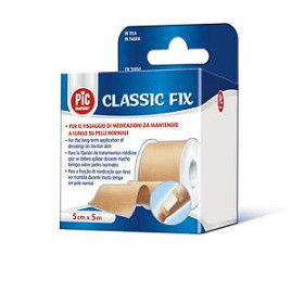 Pic Classic Fix Cerotto su Rocchetto in Tela 1,25 cm x 5 m