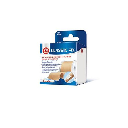 Pic Classic Fix Cerotto su Rocchetto in Tela 1,25 cm x 5 m