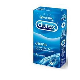 Durex Jeans Preservativi Con Forma Easy-On 6 Pezzi