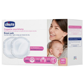 Chicco Coppette Assorbilatte Antibatteriche 60 Dischetti