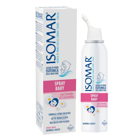Isomar Naso Spray Baby alla Camomilla Acqua di Mare Isotonica 100 ml