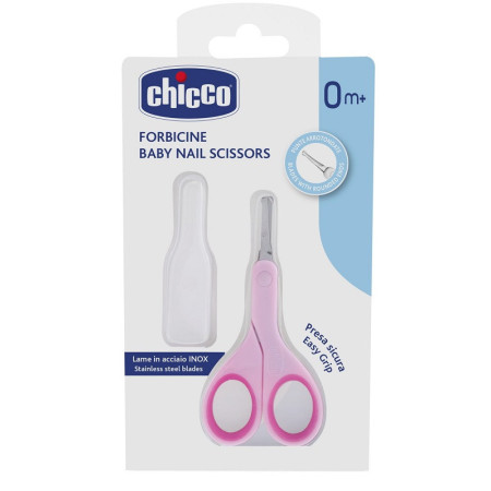 Chicco Forbicine Rosa con Punta Arrotondata