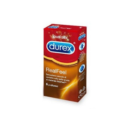 Durex Real Feel Profilattici Sottili 6 Pezzi