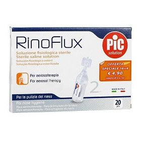 Pic Rinoflux Soluzione Fisiologica Per Aerosol 20 Flaconcini