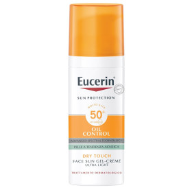 Eucerin Sun Oil Control Gel-Crema Tocco Secco FP 50 Protezione Viso Pelle Grassa 50 ml