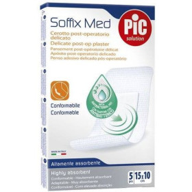 Pic Soffix Med Cerotto Post Operatorio Delicato 10x15 cm 5 Pezzi