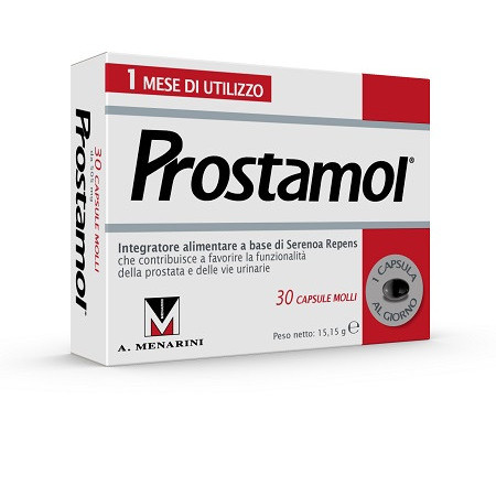 Prostamol Integratore Prostata e Vie Urinarie 30 Capsule Molli