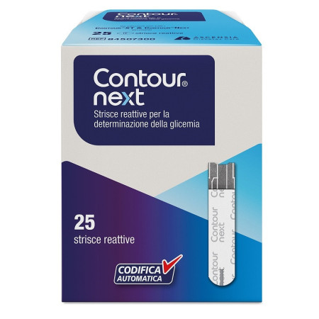 Contour Next Strisce Reattive Glicemia 25 Pezzi